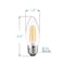 Luxrite B11 LED Light Bulbs 5W (60W Equivalent) 550LM 2700K Warm White Dimmable E26 Base 12-Pack LR21602-12PK - alternate 8